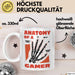 Gamer Geschenk Tasse Anatomy Of A Gamer Zocker Lustige Geschenkidee Weiß Trendation