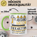 Tierärztin Tasse Geschenk Lustig Abstand Halten Hochleistungs-Tierärztin Mit Drang Zur Perfektion Bei Der Arbeit Grün Trendation