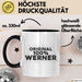 Werner Tasse Original 100% Werner Geschenk Schwarz Trendation