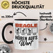 Beagle Hören Aufs Wort Tasse Geschenk Beagle Besitzer Mama Becher Trendation