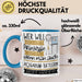 Aquarium-Tüftlerin Tasse Geschenk Spruch Wer Will Schon Prinzessin Sein Wenn Man Auch Aquarium-Tüftlerin Sein Kann Blau Trendation