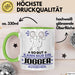 Jogger Geschenk Tasse So Gut Kann Nur Ein Jogger Aussehen Geschenkidee Kaffee-Becher Grün Trendation