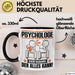 Psychologe Tasse Geschenk für Psychologe Der Mann Der Alles Kann Geschenkidee zum Geburtstag Schwarz Trendation