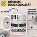 Konditorin Ausbildung Start Geschenk Tasse Ich Bin Konditorin In Der Ausbildung Ich Darf Das Kaffee-Becher Geschenkidee Weiß Trendation