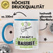 Bassist Geschenk Tasse So Gut Kann Nur Ein Bassist Aussehen Geschenkidee Kaffee-Becher Blau Trendation