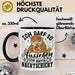 Krankenschwester Geschenk Tasse Ich Darf So Aussehen Ich Hatte Nachtschicht Geschenkidee Kaffee-Becher Schicht-Arbeit Schwarz Trendation