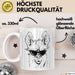 Llama Alpaka Tasse Geschenk Lama Geschenkidee für Lama-Fans Weiß Trendation