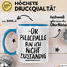 Sarkasmus Tasse Geschenk Lustige Geschenkidee Spruch Für Pillepalle Bin Ich Nicht Zuständig Blau Trendation