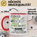 Trekking-Enthusiastin Tasse Lustiges Geschenk Studieren Kann Wirklich Jeder Nur Die Besten Werden Trekking-Enthusiastin Rot Trendation