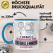 Segellehrer Geschenk Tasse So Gut Kann Nur Ein Segellehrer Aussehen Geschenkidee Kaffee-Becher Blau Trendation