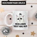 Dank Meme Tasse Katzen Besitzer Wortspiel Ja Mein Leben Sieht Mau Aus Traurige Katze Geschenkidee Weiß Trendation