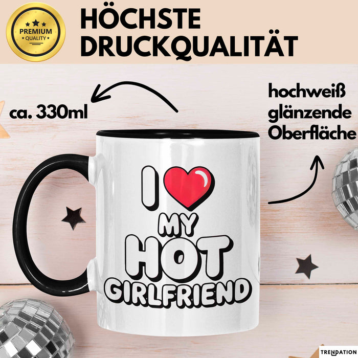 Freundin Tasse Geschenk Liebe Heiße Freundin Romantischer Geschenkidee Lustig Trendation