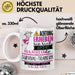 Survival-Trainerin Tasse Geschenk Lustiger Spruch Bitte Erheben Sie Sich Seine Majestät Die Survival-Trainerin Betritt Den Raum Weiß Trendation