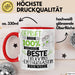 Beste Trekking-Enthusiastin Der Welt Tasse Geschenk für Eine Trekking-Enthusiastin Geprüft Und Sicher Geschenkidee Geburtstag Weihnachten Rot Trendation