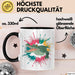 Krokodil Tier Tasse Geschenk Lustige Geschenkidee Spruch Schwarz Trendation