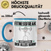 Fitnessfreak Tasse Geschenk für Fitnessfreak Der Mann Der Alles Kann Geschenkidee zum Geburtstag Blau Trendation