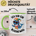 Kölner Karneval Tasse Geschenk Ich bin Karneval Fan Grün Trendation