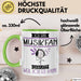 Musikfan Tasse Geschenk Ich Bin Musikfan Warum Weil Ich Es Kann Geschenkidee Geburtstag Grün Trendation