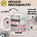 Tierverhaltensforscherin Geschenk Becher Tasse Gott Schuf Alle Menschen Gleich Nur Die Besten Durfeten Tierverhaltensforscherin Werden Geschenkidee Lustig Weiß Trendation