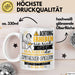 Synthesizer-Spielerin Tasse Geschenk Lustiger Spruch Bitte Erheben Sie Sich Seine Majestät Die Synthesizer-Spielerin Betritt Den Raum Weiß Trendation