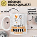 Neffe Geschenk Tasse So Gut Kann Nur Ein Neffe Aussehen Geschenkidee Kaffee-Becher Weiß Trendation