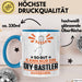 DIY-Bastler Geschenk Tasse So Gut Kann Nur Ein DIY-Bastler Aussehen Geschenkidee Kaffee-Becher Blau Trendation