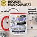Wildtieraufzüchterin Tasse Geschenk Lustiger Spruch Bitte Erheben Sie Sich Seine Majestät Die Wildtieraufzüchterin Betritt Den Raum Rot Trendation