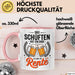 Rentner Pensionär Sarkasmus Tasse Geschenk Lustige Geschenkidee Spruch Das Schuften Hat Ein Ende Es Lebe Die Rente Rosa Trendation