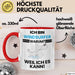 Windsurfer Geschenk Tasse Lustiger Spruch Ich Bin Windsurfer Warum Weil Ich Es Kann Geschenkidee Bester Windsurfer Geburtstag Kaffee-Becher Rot Trendation