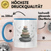 Meditationsfan Tasse Geschenkidee für Achtsamkeitssuchende Blau Trendation