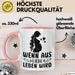 Schwangerschaft Tasse Geschenk Wenn Aus Liebe Leben Wird Geschenkidee Schwangere Frau Rosa Trendation