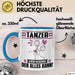 Tänzer Tasse Geschenk für Tänzer Der Mann Der Alles Kann Geschenkidee zum Geburtstag Blau Trendation