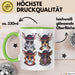 Jäger Tasse Geschenk Hase Wildschwein Fuchs Geschenkdiee Jagd Grün Trendation
