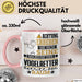 Vogelretter Geschenk Tasse Lustiger Spruch Erheben Sie Sich Der Vogelretter Betritt den Raum Rosa Trendation