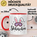 Skifahren Skifahrer Tasse Geschenk Skihäschen Geschenkidee Geschenkidee Lustig Rot Trendation