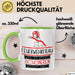 Feuerwehrfrau Weil Es Keinen Schöneren Beruf Gibt Tasse Geschenk für Eine Feuerwehrfrau Lustig Grün Trendation