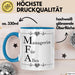 Medizinischer Assistent Arzt Tasse Geschenk Lustige Geschenkidee Spruch Managerin Für Alles Blau Trendation