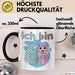 6. Geburtstag Mädchen Geschenk Meerjungfrau Geschenk Tasse für Mädchen Nymphe Nixe Becher Grafik Schwarz Trendation