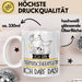 Geschenk für Tierphysiotherapeutin Tasse Lustige Geschenkidee Geburtstag Ich Bin Tierphysiotherapeutin Ich Darf Das Weiß Trendation