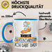 Geschenk für Skateboarderin Tasse Lustige Geschenkidee Geburtstag Ich Bin Skateboarderin Ich Darf Das Blau Trendation