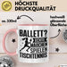 Tischtennis-Spielerin Tasse Geschenk Frauen Ballett Echte Mädchen Spielen Tischtennis Rosa Trendation