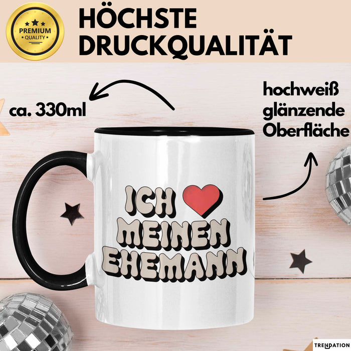Ehefrau Ehefrauen Verheiratete Frauen Sarkasmus Tasse Becher Geschenk Lustige Geschenkidee Spruch Ich Meinen Ehemann Trendation