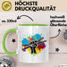 Schlagzeug-Spieler Geschenk Drummer Tasse Geschenkidee Spruch Bunte Farben Schlagzeuger Grün Trendation
