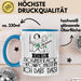 Geschenk für Soundtrack-Komponistin Tasse Lustige Geschenkidee Geburtstag Ich Bin Soundtrack-Komponistin Ich Darf Das Blau Trendation
