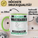 Wakeboarder Tasse Geschenk für Wakeboarder Geburtstag Lustiger Spruch Kaffee-Becher Was Ist Deine Superkraft Grün Trendation