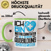 Notfallsanitäter Ausbildung Tasse Geschenk Ich Bin Notfallsanitäter In Der Ausbildung Ich Darf Das Geschenkidee Spruch Grün Trendation
