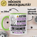 Designer Geschenk Tasse Lustiger Spruch Erheben Sie Sich Der Designer Betritt den Raum Grün Trendation