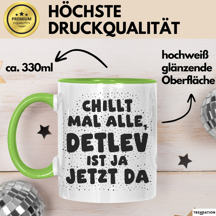 Detlev Tasse Chillt Mal Alle, Detlev Ist Ja Jetzt Da Geschenk
