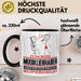 Musikliebhaber Geschenk Tasse Ich Bin Musikliebhaber Aber Sag Doch Einfach Superheld Lustige Geschenkdiee für Musikliebhaber Kaffee-Becher Schwarz Trendation
