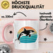 Wal Tier Tasse Geschenk Lustige Geschenkidee Spruch Rosa Trendation